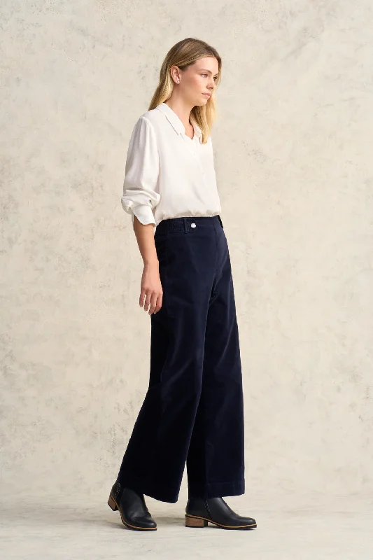 Wide Leg Velvet Pant