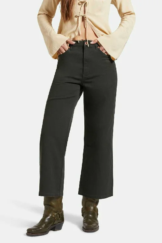 Margo Cropped 5-Pocket Pant - Washed Black