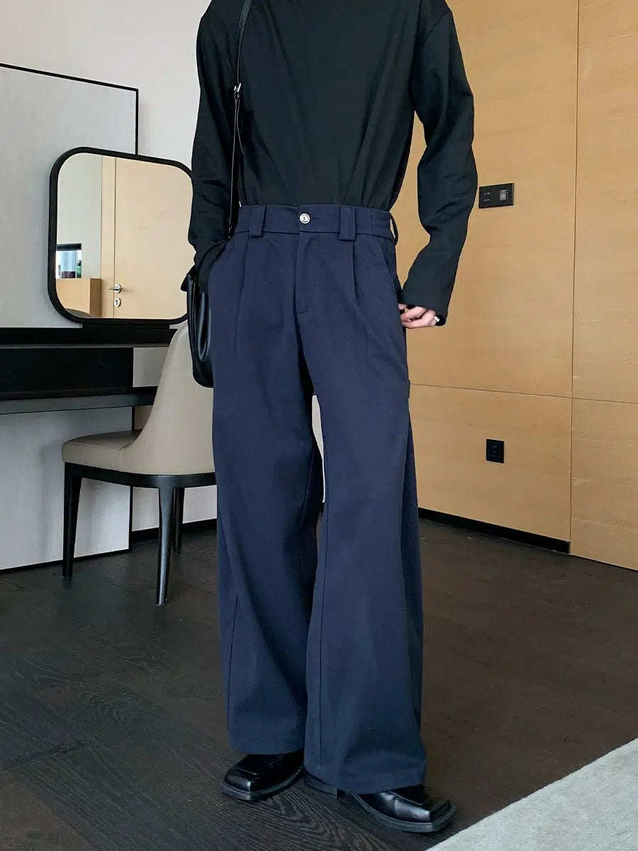 Wide-Leg Casual Pants