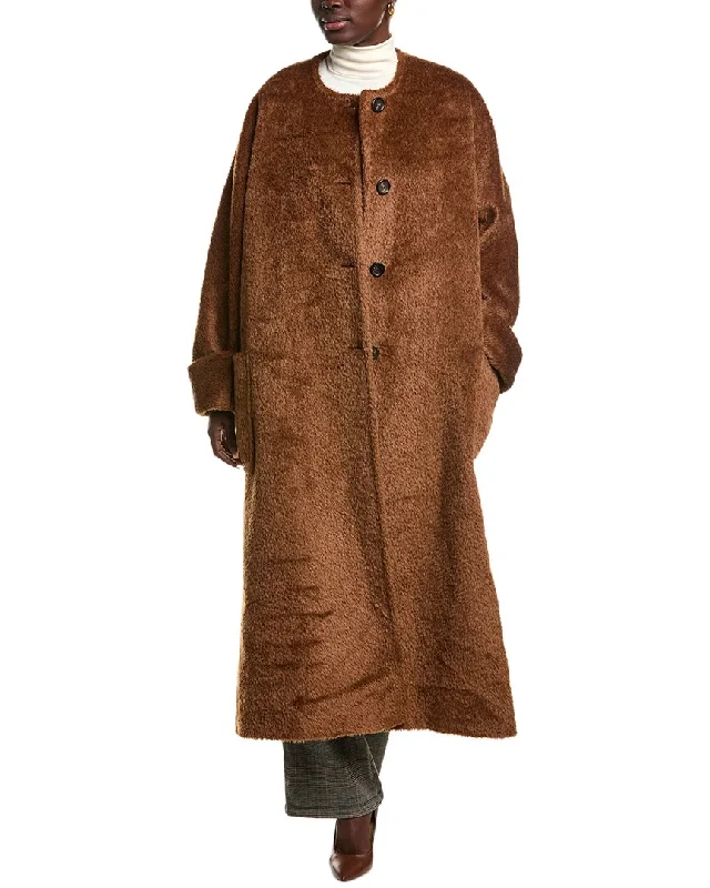 Max Mara Hudson Alpaca& Wool-Blend Coat