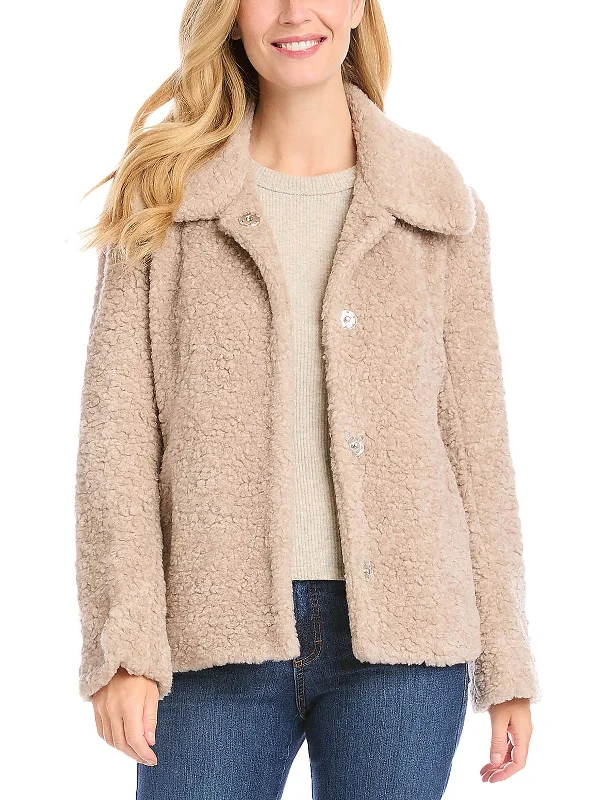 Womens Sherpa Warm Teddy Coat