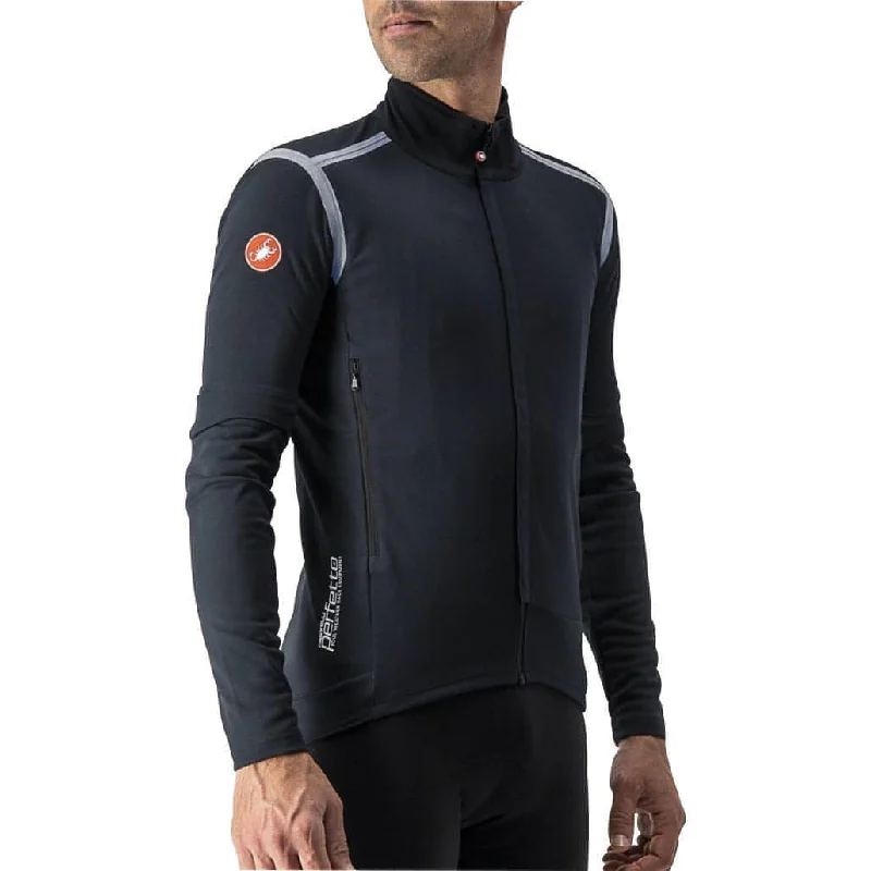 Castelli Perfetto Ros Convertible Mens Cycling Jacket - Black