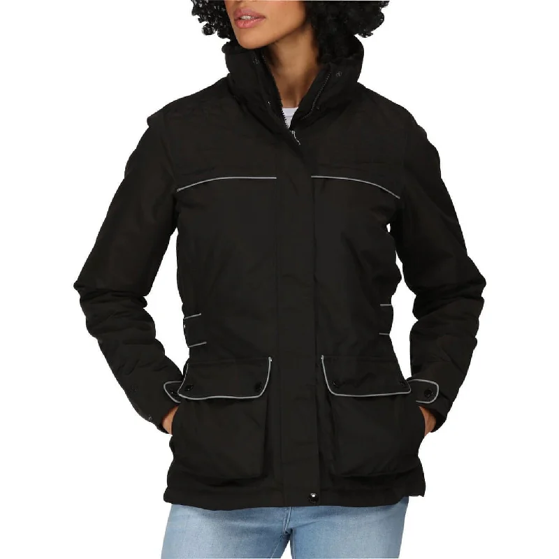 Regatta Linnette Insulated Womens Waterproof Jacket - Black