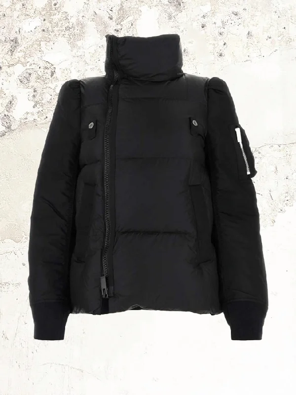 sacai side-zip padded jacket