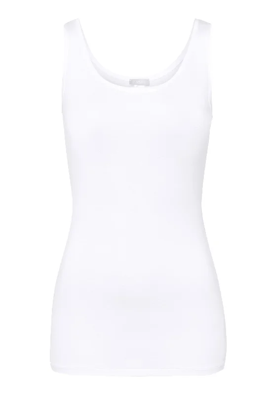 Soft Touch Round Neck Tank Top | White 71257-101