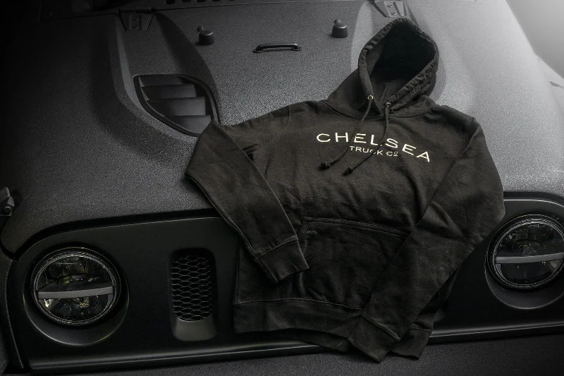 Chelsea Truck Co Black with Gold Embroidery Hoodie