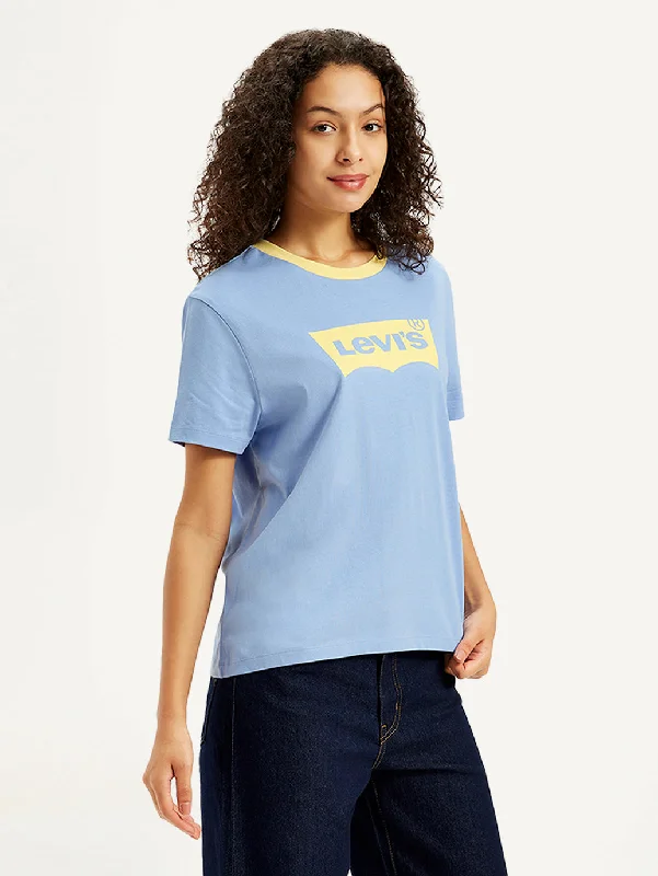 Women's Graphic Print Straight Fit T-Shirt