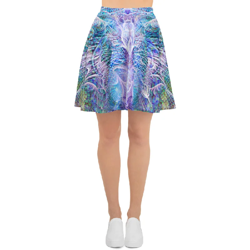 Saphira High Waist Skater Skirt