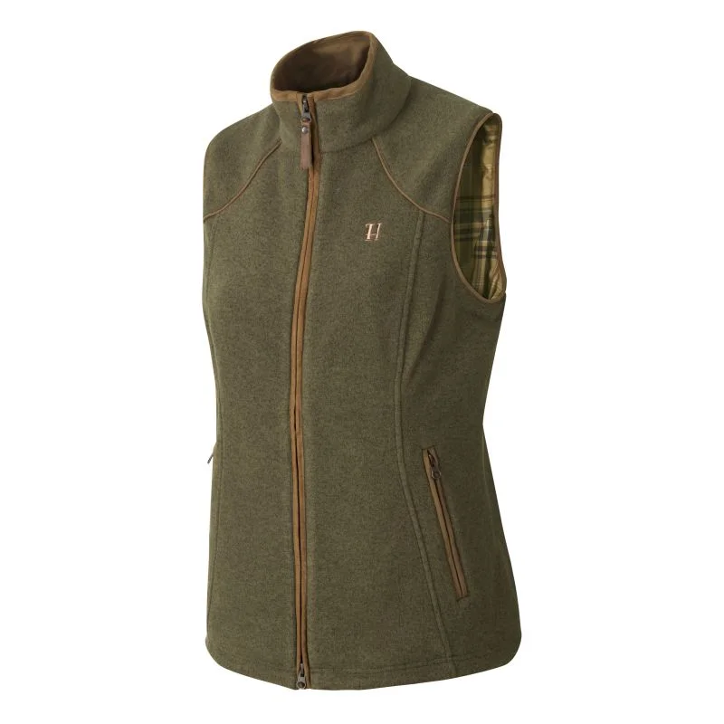 Harkila Sandhem Lady Fleece Waistcoat - Dusty Lake Green