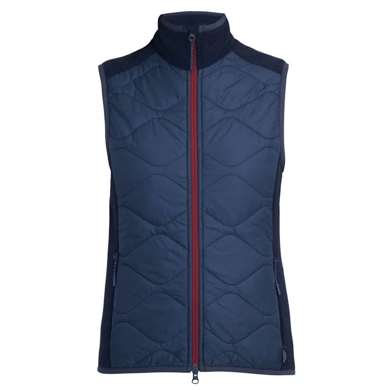 Holebrook Rakel Windproof Ladies Gilet - Navy/Raspberry