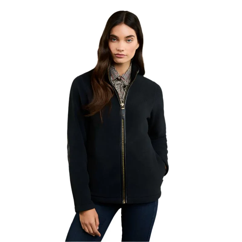 Holland Cooper Country Ladies Fleece Jacket - Black