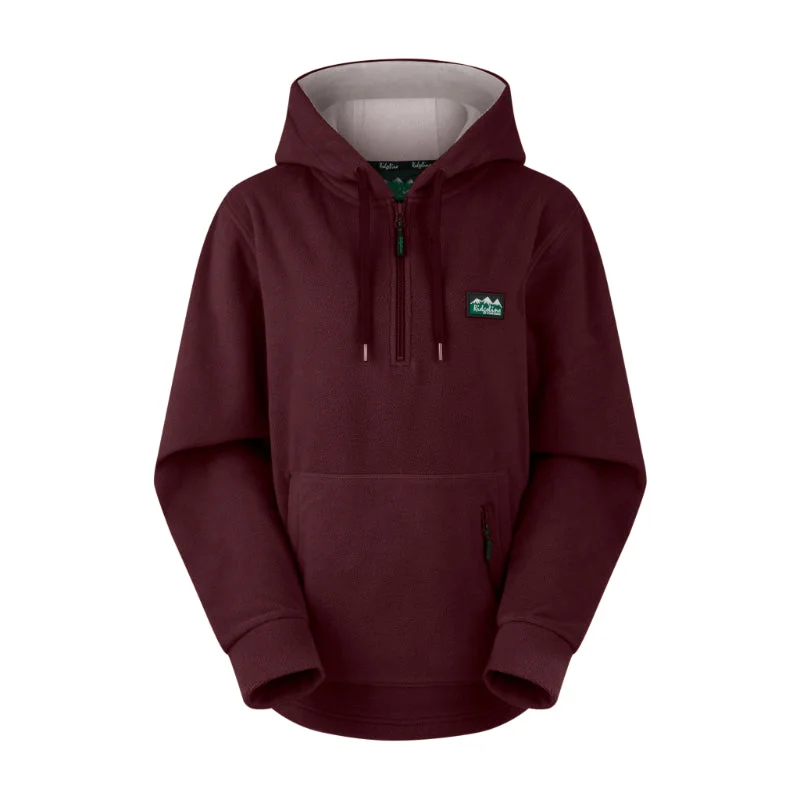 Ridgeline Ballistic Ladies Fleece Hoodie - Winter Berry