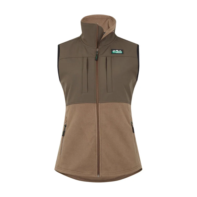 Ridgeline Hybrid Ladies Gilet - Bark/Light Bark