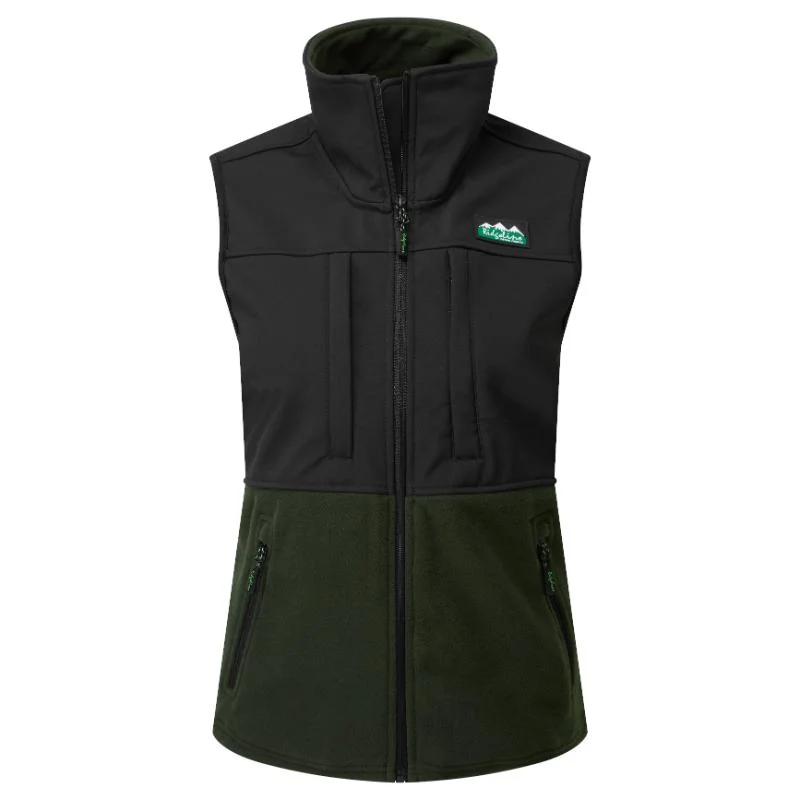 Ridgeline Hybrid Ladies Gilet - Olive/Black