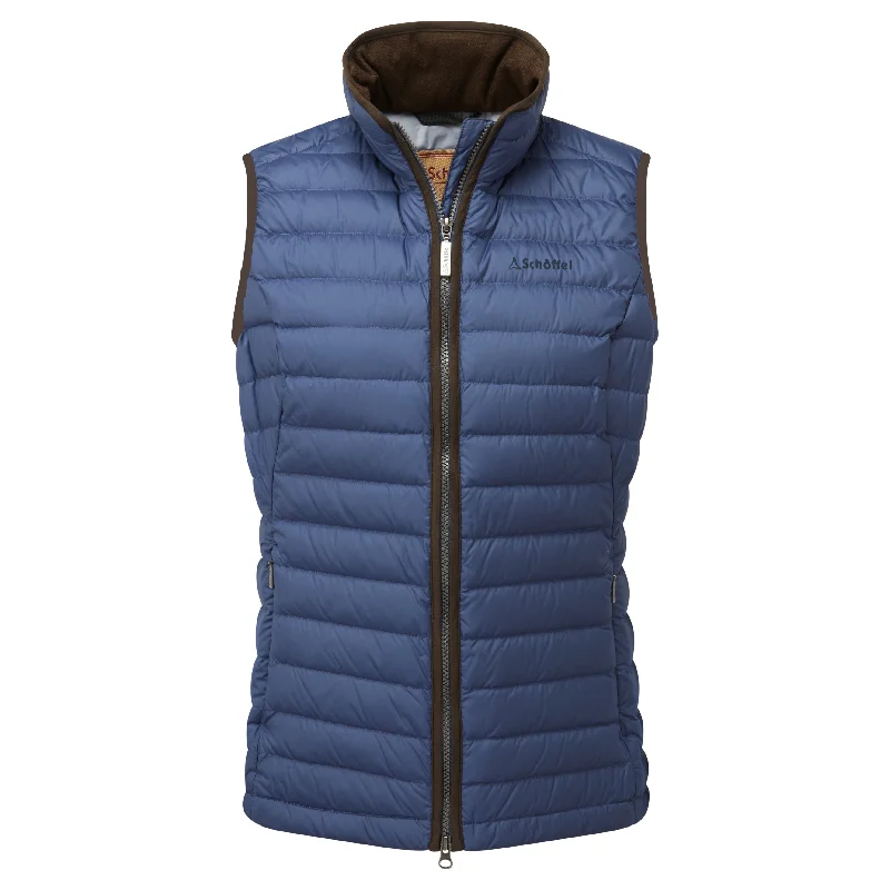 Schoffel Launde Down Ladies Gilet - Stone Blue