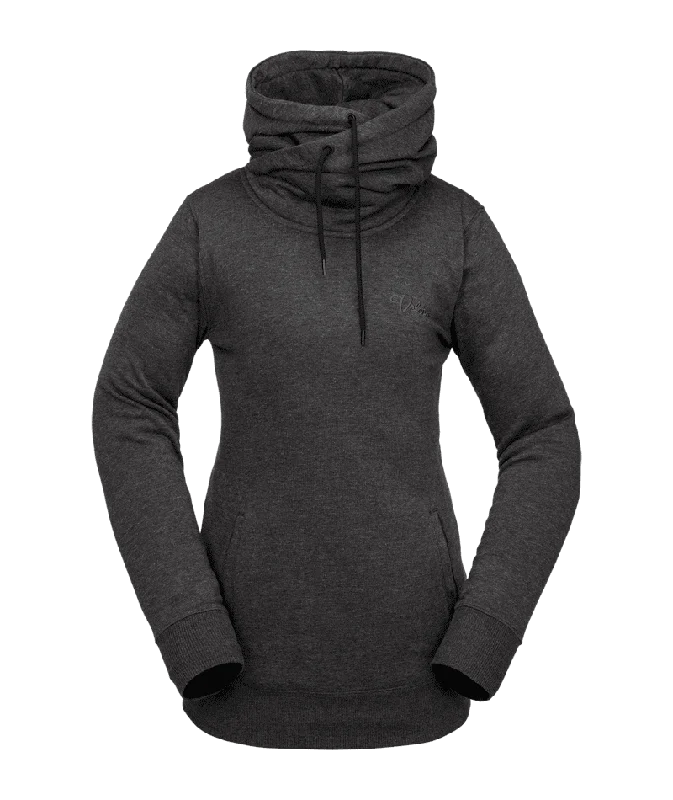 VOLCOM Women's Tower Pullover Fleece Black