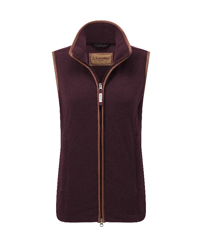 Lyndon Fleece Gilet - Port